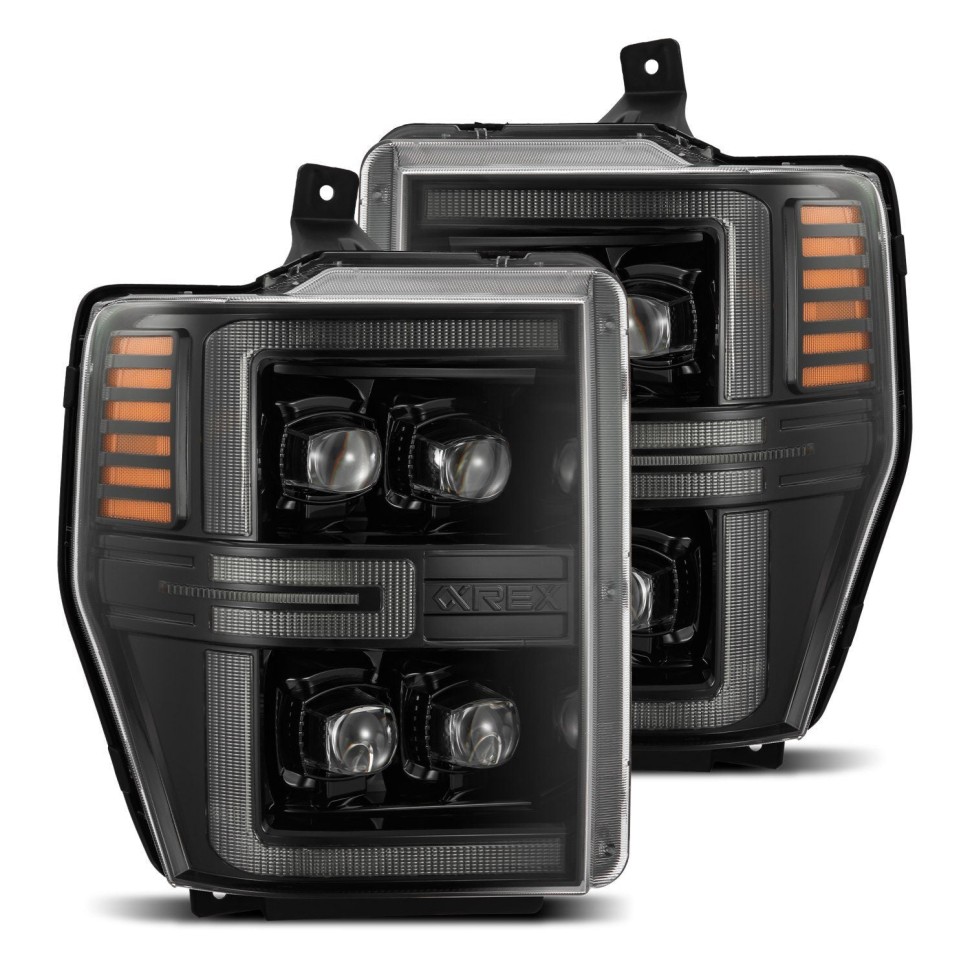 Комплект передних Led фар Ford F-250/F-350/F-450/F-550/Excursion 08-10 NOVA-Series AlphaRex 880311