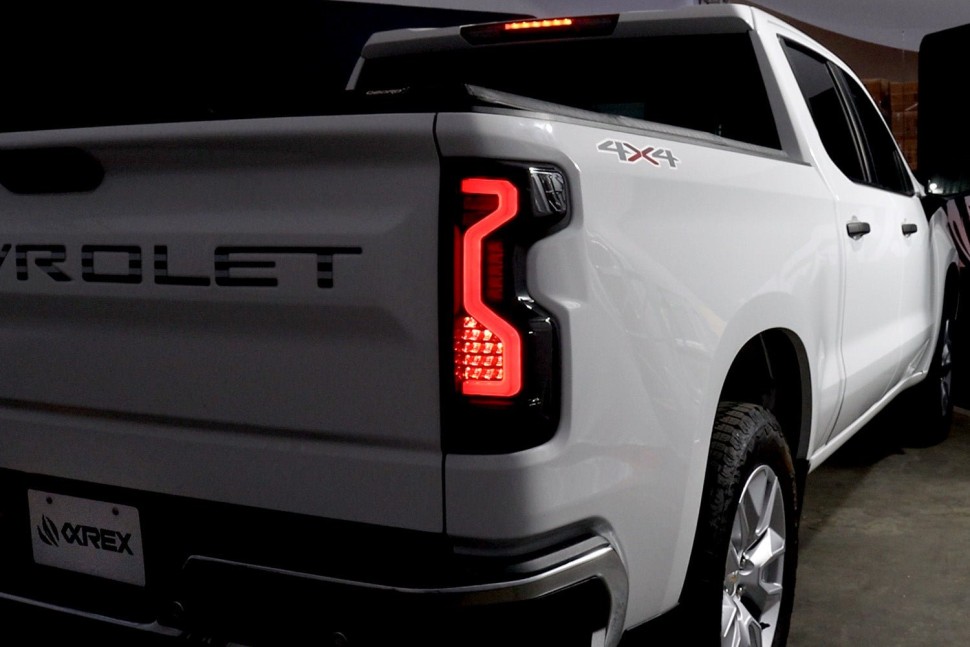 AlphaRex 620060 PRO-Series Led Tail Lights Chevrolet Silverado 1500/2500/3500 19-25