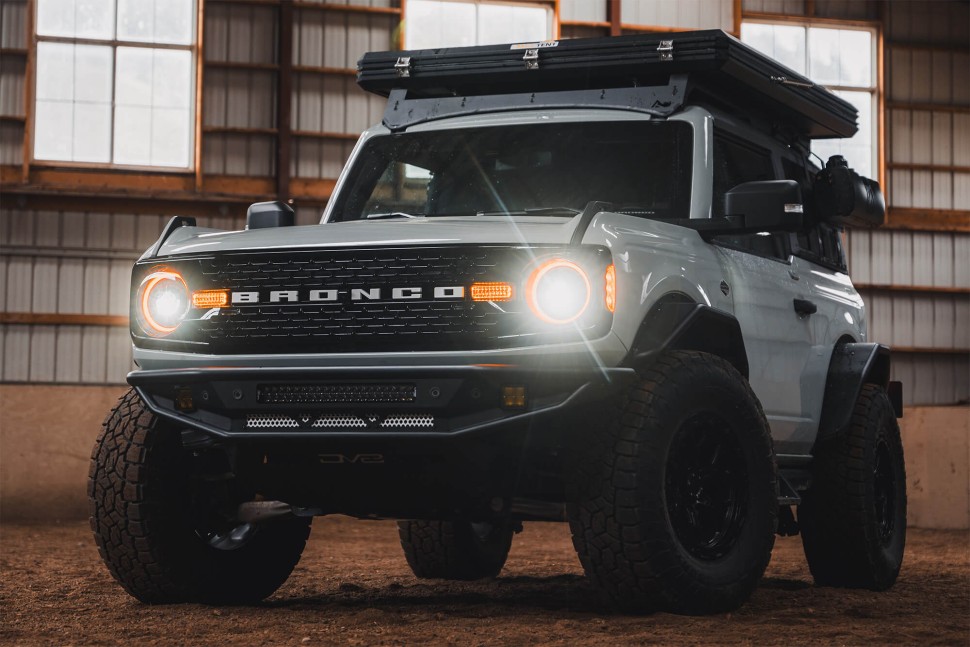 DV8 Offroad FBBR-04 Competition Front Bumper Ford Bronco 21-25