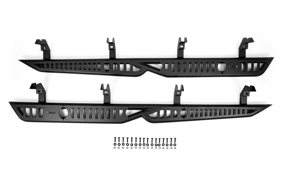Боковые подножки Chevrolet Silverado/GMC Sierra 1500 19-25 Crew Cab OE Plus DV8 Offroad SRCS1-01