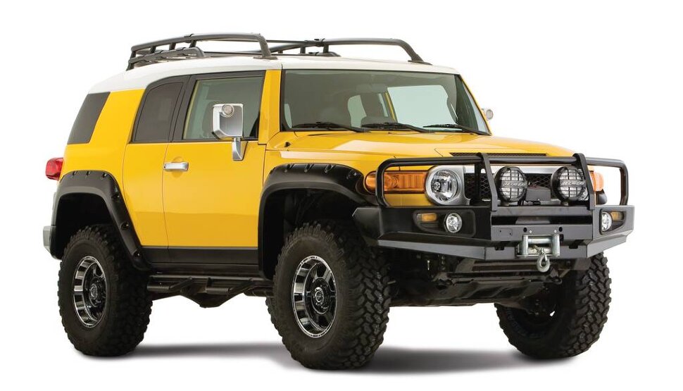 Bushwacker 31922-02 Pocket Style Fender Flares Set 4 PC Toyota FJ Cruiser 07-14
