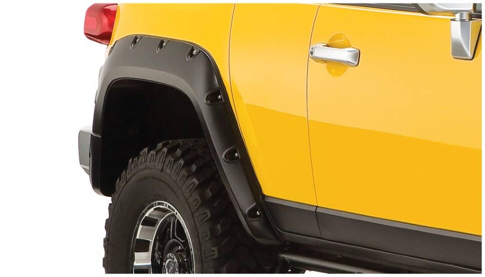 Bushwacker 31922-02 Pocket Style Fender Flares Set 4 PC Toyota FJ Cruiser 07-14