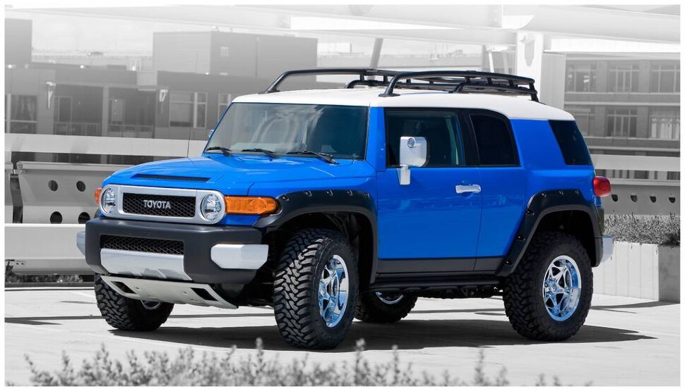 Bushwacker 31922-02 Pocket Style Fender Flares Set 4 PC Toyota FJ Cruiser 07-14