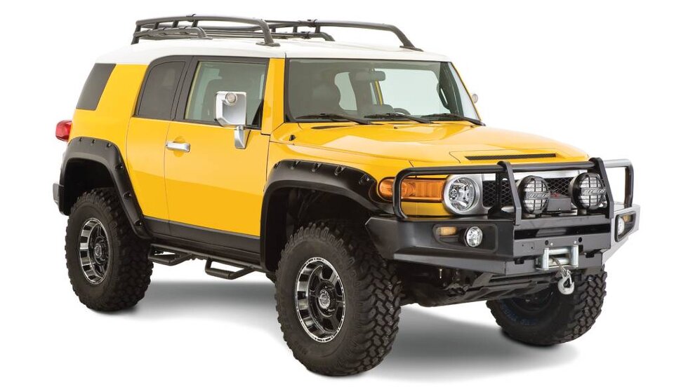 Bushwacker 31922-02 Pocket Style Fender Flares Set 4 PC Toyota FJ Cruiser 07-14