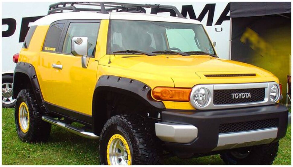 Bushwacker 31922-02 Pocket Style Fender Flares Set 4 PC Toyota FJ Cruiser 07-14