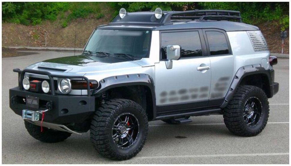 Bushwacker 31922-02 Pocket Style Fender Flares Set 4 PC Toyota FJ Cruiser 07-14