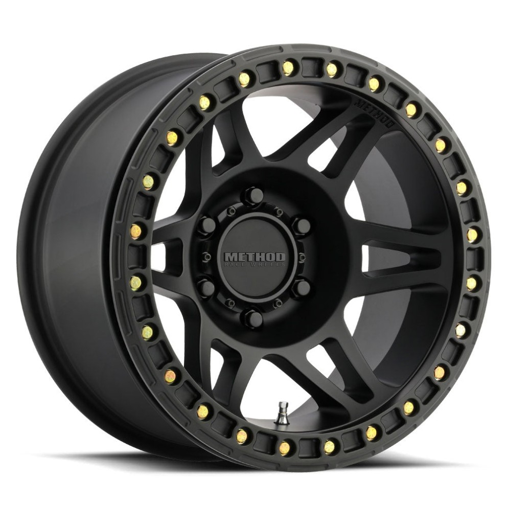 Method Wheels MR10679050544B 106 Wheel Matte Black 17x9 Offset -44