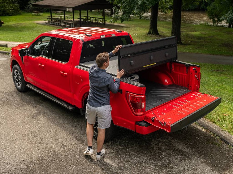 Крышка багажника складная Nissan Titan XD 16-24 6'7" Solid Fold ALX Extang 88931