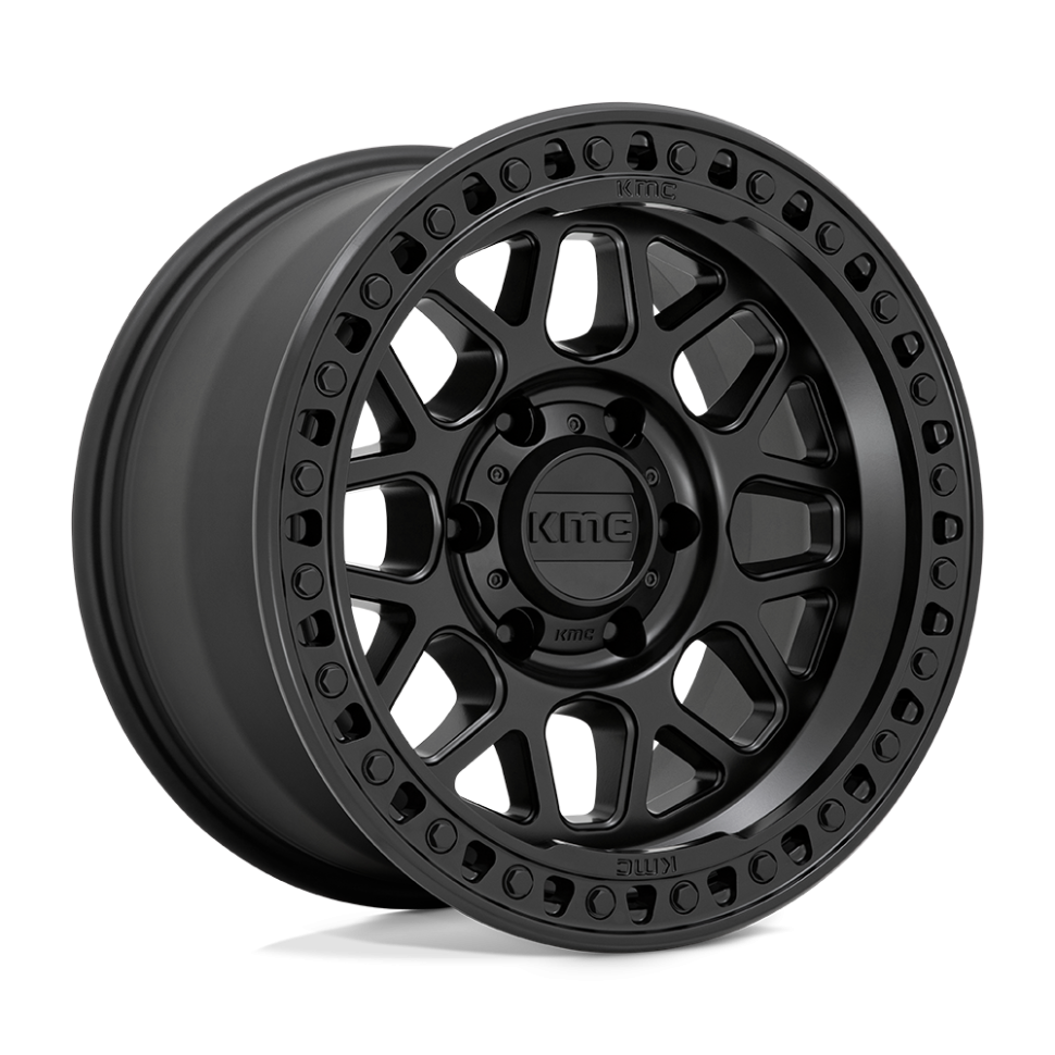 KMC Wheels KM54989050712N GRS Wheel Satin Black 18x9 -12
