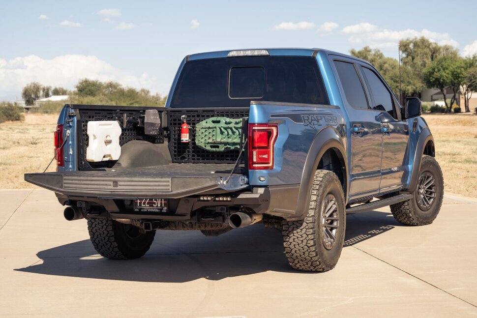 Addictive Desert Designs AC1102101NA Cab Side Bed Molle Panel Ford F-150 15-20