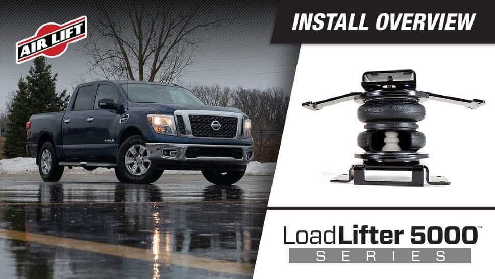 Комплект пневмоподвески Nissan Titan 17-24 LoadLifter 5000 Air lift 57331