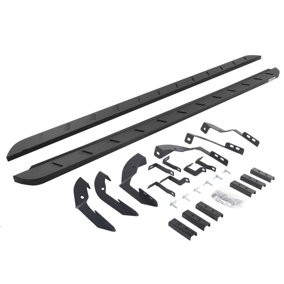 Go Rhino 63404280SPC RB10 Running Boards Slim Line Chevrolet Silverado/GMC Sierra 2500/3500 15-19 Crew Cab