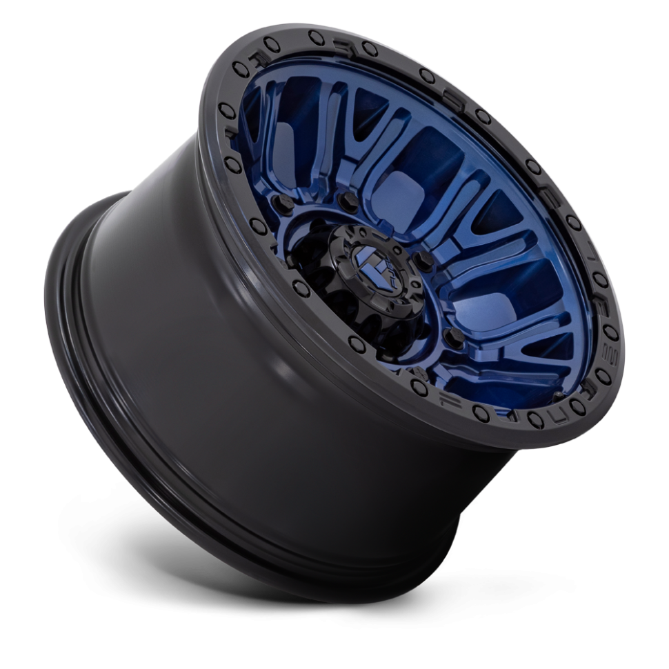 Fuel Off Road D82720008247 Traction Wheel Dark Blue W/Black Ring 20x10 -18
