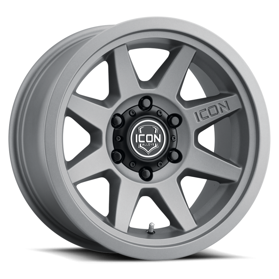 Icon Vehicle Dynamics 1917858347CH Rebound SLX Wheel CHARCOAL 17x8.5 Offset 0