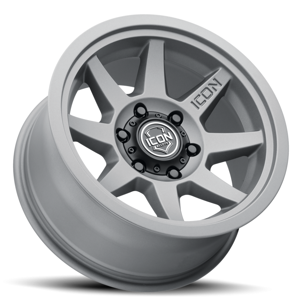 Icon Vehicle Dynamics 1917858347CH Rebound SLX Wheel CHARCOAL 17x8.5 Offset 0