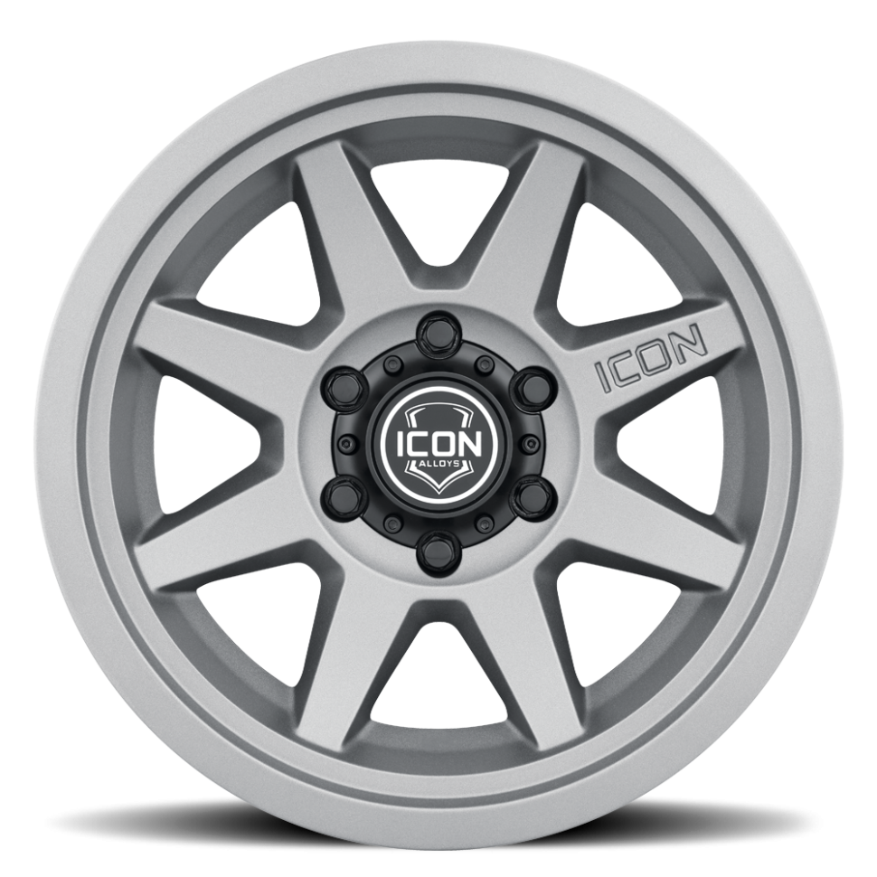 Icon Vehicle Dynamics 1917858347CH Rebound SLX Wheel CHARCOAL 17x8.5 Offset 0