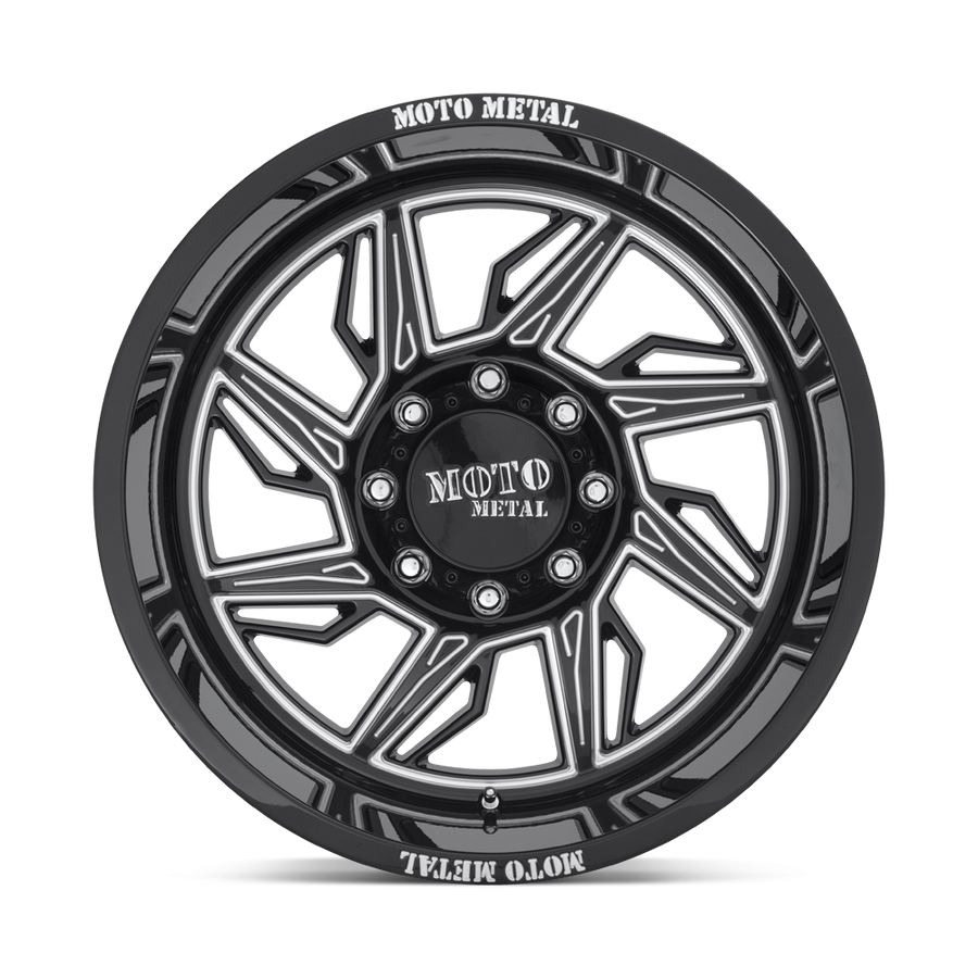 Колесный диск Moto Metal Hurricane Gloss Black Milled 20x10 ET-18 MO99721087318NL