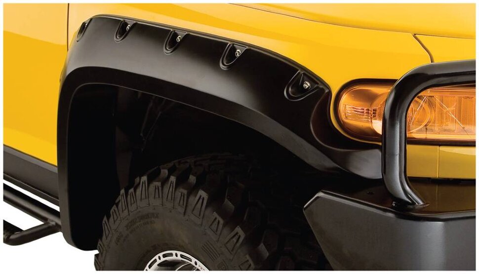 Bushwacker 31063-02 Pocket Style Fender Flares Set 2PC Front Toyota FJ Cruiser 07-14