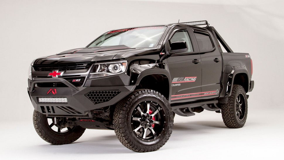 Передний бампер с центральной дугой Vengeance Chevrolet Colorado 21-22 Fab Fours CC21-D5152-1