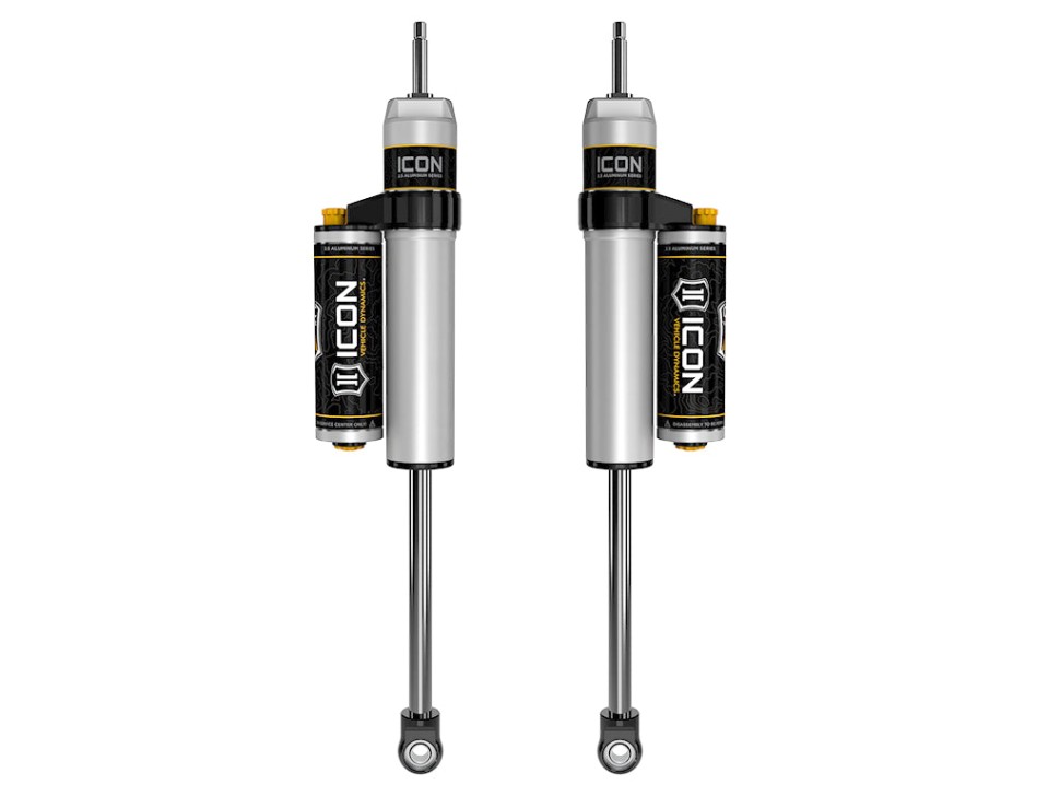 Icon Vehicle Dynamics 27725CP 2.5 VS PB CDCV Rear Reservoir Adjustable Shock Lift 3" Jeep Wrangler JK 07-18 Pair