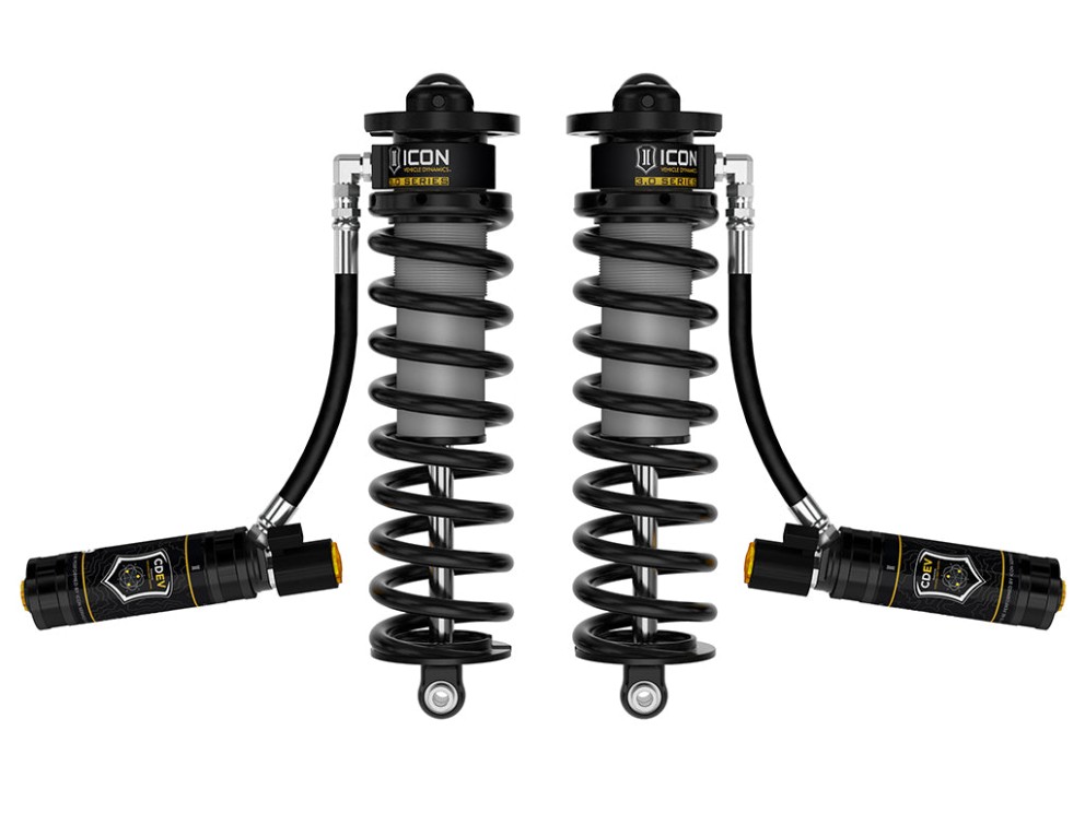 Icon Vehicle Dynamics 61800E 3.0 VS Remote Reservoir CDEV Front Coilover Reservoir Adjustable Shock Lift 2.5-3" Ford F-250/F-350 17-26 Pair