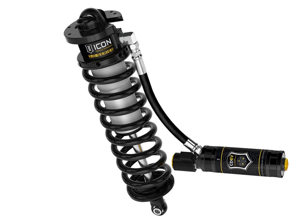 Icon Vehicle Dynamics 61800E 3.0 VS Remote Reservoir CDEV Front Coilover Reservoir Adjustable Shock Lift 2.5-3" Ford F-250/F-350 17-26 Pair