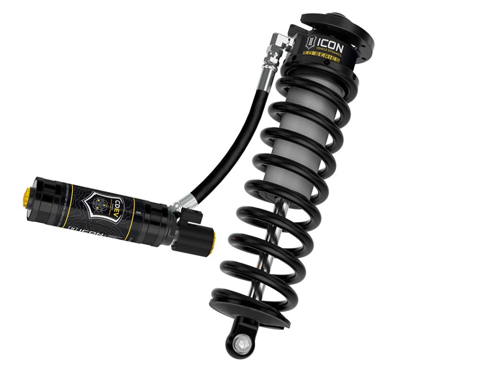Icon Vehicle Dynamics 61800E 3.0 VS Remote Reservoir CDEV Front Coilover Reservoir Adjustable Shock Lift 2.5-3" Ford F-250/F-350 17-26 Pair