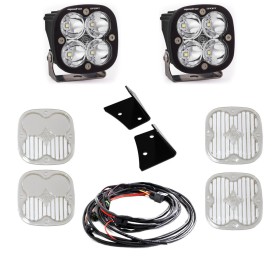 Baja Designs 447796 Squadron Sport Spot A-Pillar LED Light Kit Jeep Wrangler JK 07-18