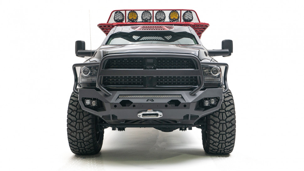 Fab Fours DR10-X2950-1 Matrix Front Bumper With Full Guard Ram 2500/3500 10-18