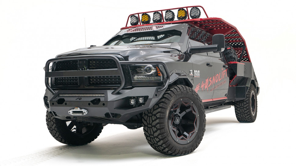 Fab Fours DR10-X2950-1 Matrix Front Bumper With Full Guard Ram 2500/3500 10-18