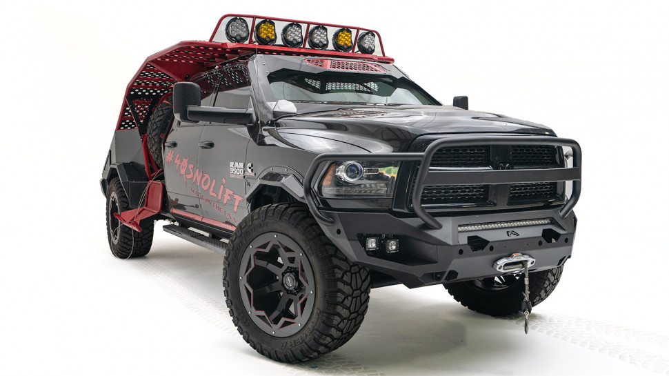 Fab Fours DR10-X2950-1 Matrix Front Bumper With Full Guard Ram 2500/3500 10-18