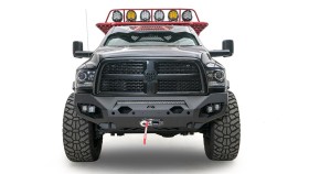 Передний бампер Dodge Ram 2500/3500 19-24 Matrix Fab Fours DR19-X4451-1