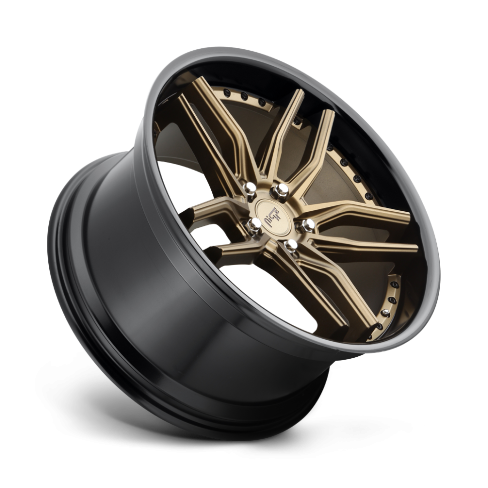 Niche Road Wheels M195200590+20 Methos Wheel Matte Bronze Black Bead Ring 20x10.5 +20