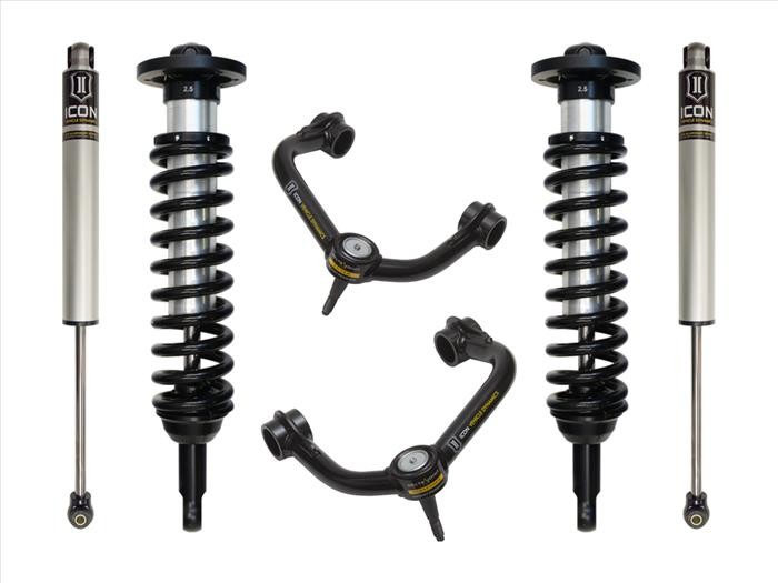 ICON K93021T Stage 2 Suspension System 0-2.63" w Billet UCA Ford F-150 04-08 4WD
