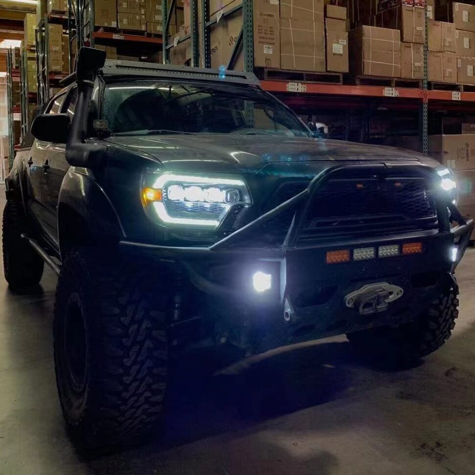 Комплект передніх Led фар Toyota Tacoma 12-15 NOVA-Series AlphaRex 880752