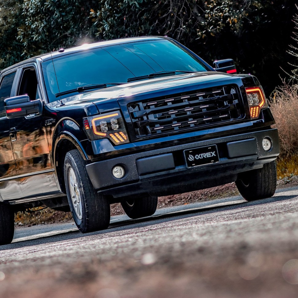 Комплект передних Led фар Ford F-150 09-14 NOVA-Series AlphaRex 880094