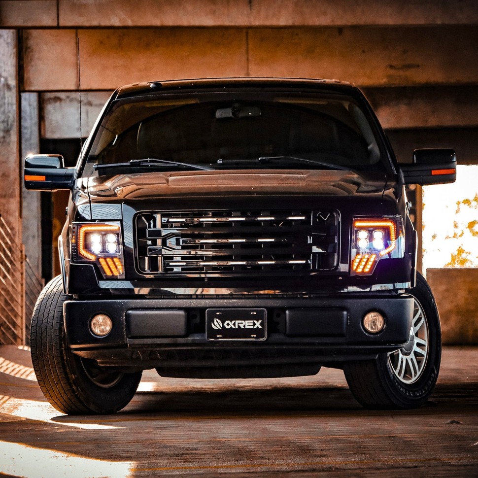 Комплект передних Led фар Ford F-150 09-14 NOVA-Series AlphaRex 880094