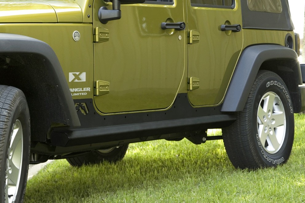 Fab Fours JK07-G1250-1 Rock Sliders Steps Jeep Wrangler JK 07-18