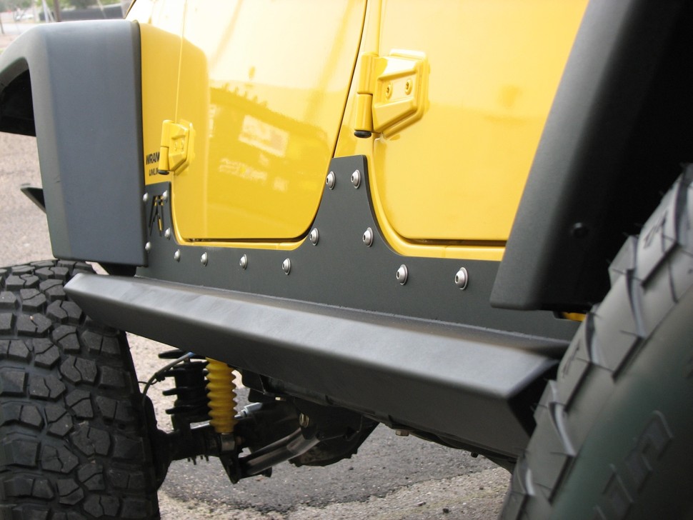 Пороги Rock Sliders Jeep Wrangler JK 07-18 Fab Fours JK07-G1250-1