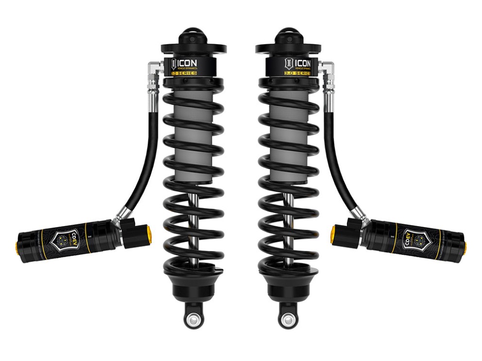 Icon Vehicle Dynamics 61801E 3.0 VS Remote Reservoir CDEV Front Coilover Reservoir Adjustable Shock Lift 4-5.5" Ford F-250/F-350 17-26 Pair