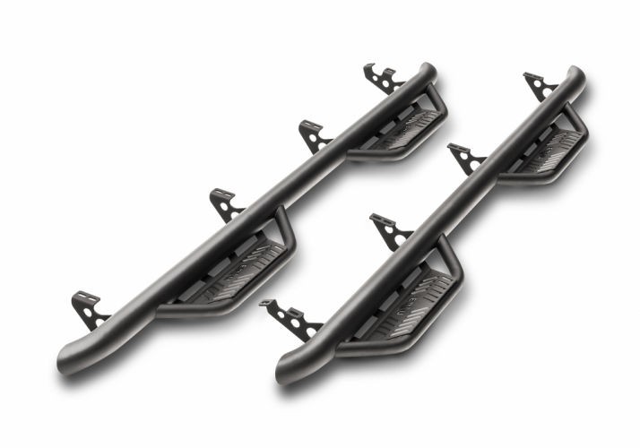 Боковые трубные пороги Dodge Ram 1500 09-15 Quad Cab Podium LG & SS N-FAB HPD0973QC-TX