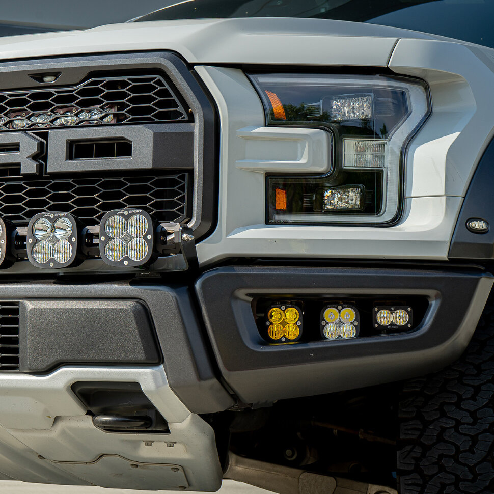 Комплект протитуманних LED фар Multi-Pattern Ford F-150 Raptor 17-20 Squadron Pro/S2 Pro Baja Designs 447567