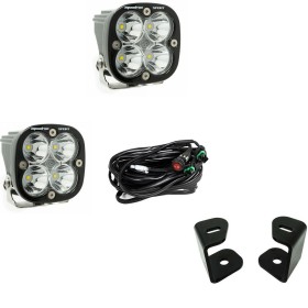 Baja Designs 447521 Squadron Sport Driving/Combo A-Pillar LED Light Kit Dodge Ram 1500 09-19