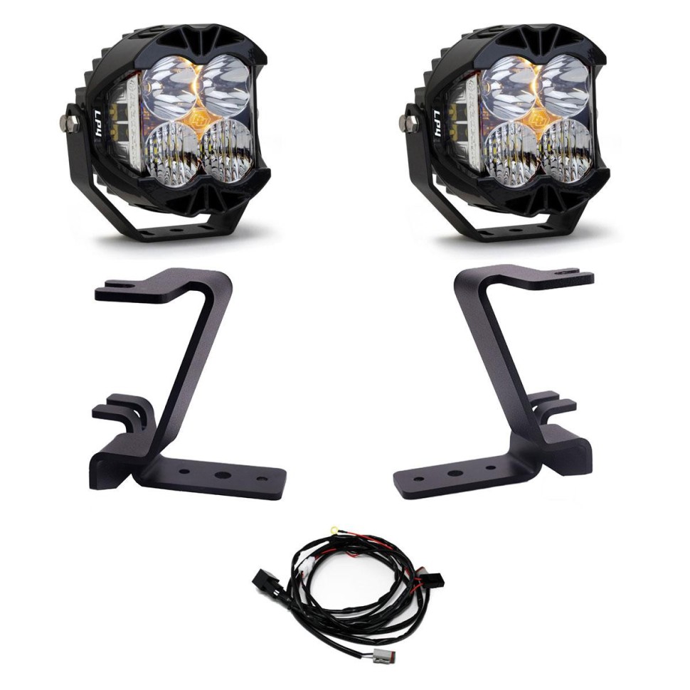 Baja Designs 448213UP LP4 Driving/Combo A-Pillar LED Light Kit Ford F-250/F-350 23-25