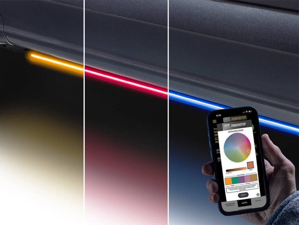 Электрические подножки Ford Ranger/Bronco 19-25 PowerStep Vision AMP Research 96140-01A