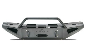 Передний бампер под лебёдку Dodge Ram 2500/3500 19-24 Red Steel Fab Fours DR19-RS4462-1