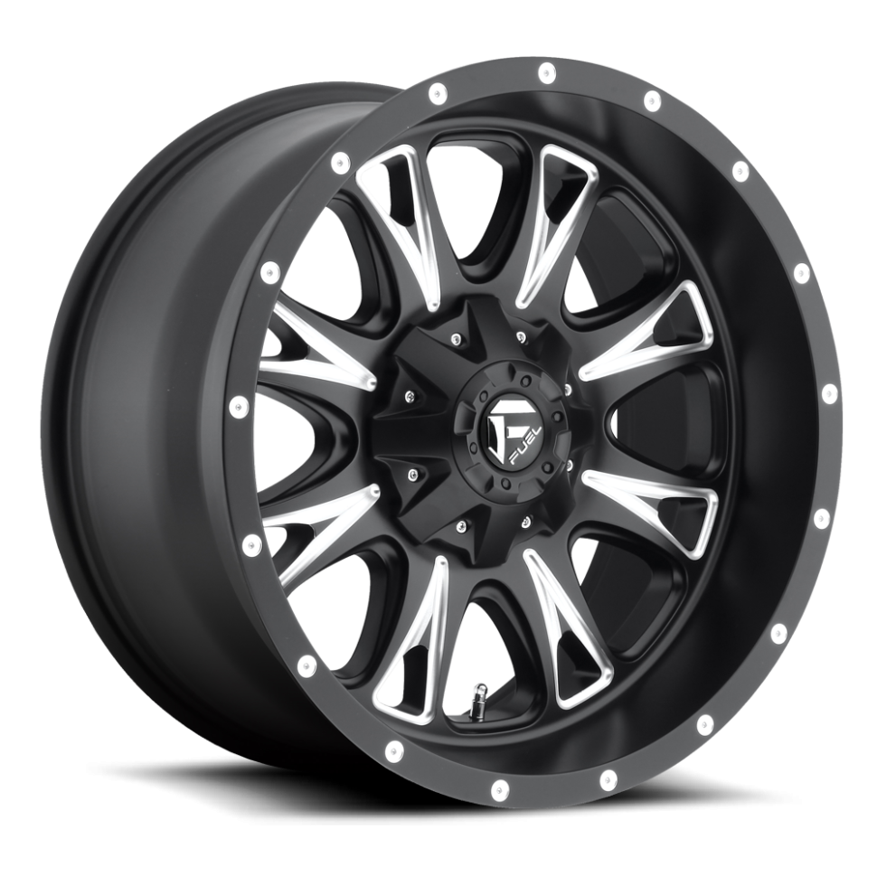 Fuel Off Road D51318001745 Throttle Wheel Matte Black Milled 18x10 -24