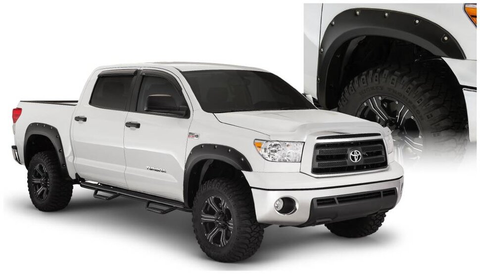 Bushwacker 30911-02 Pocket Style Fender Flares Set 4 PC Toyota Tundra 07-13