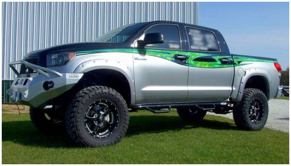 Bushwacker 30911-02 Pocket Style Fender Flares Set 4 PC Toyota Tundra 07-13