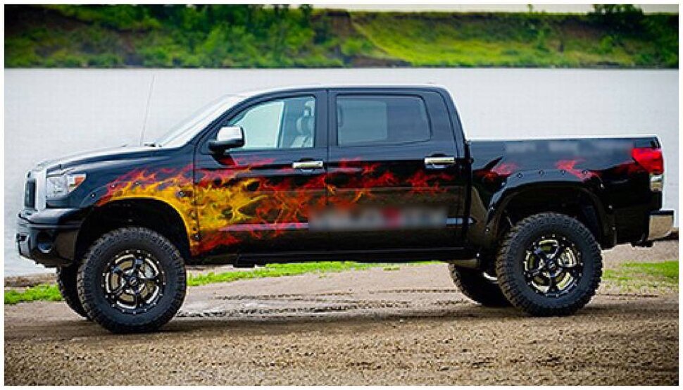 Bushwacker 30911-02 Pocket Style Fender Flares Set 4 PC Toyota Tundra 07-13